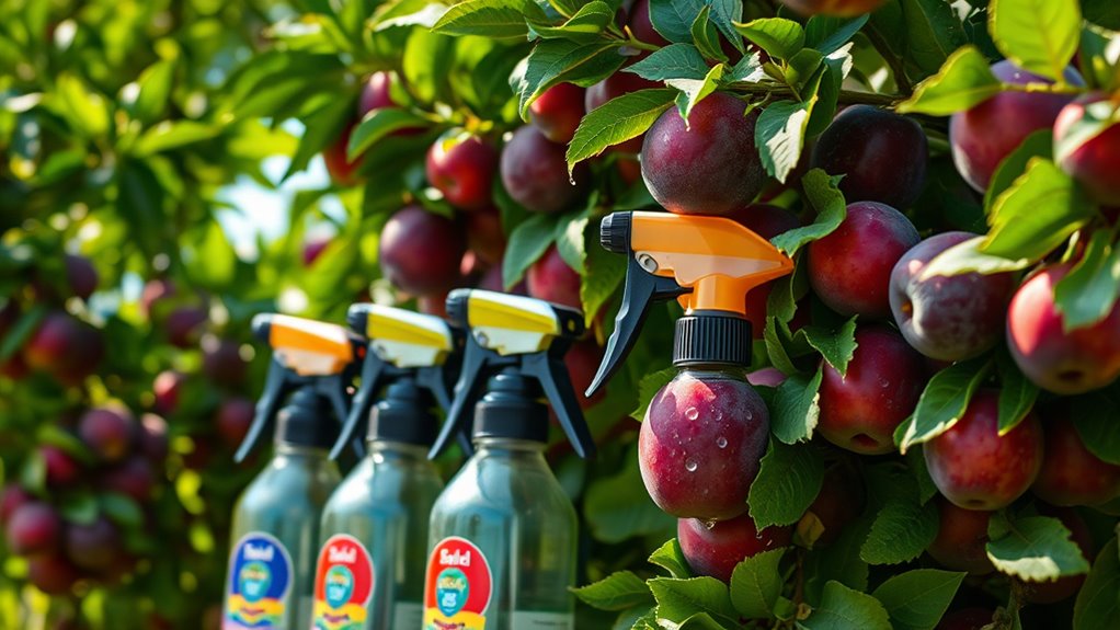 top plum curculio control sprays