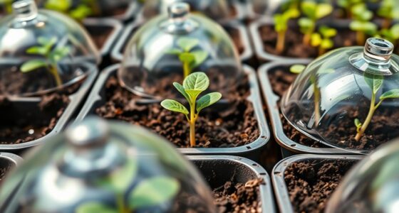 top seedling trays with humidity