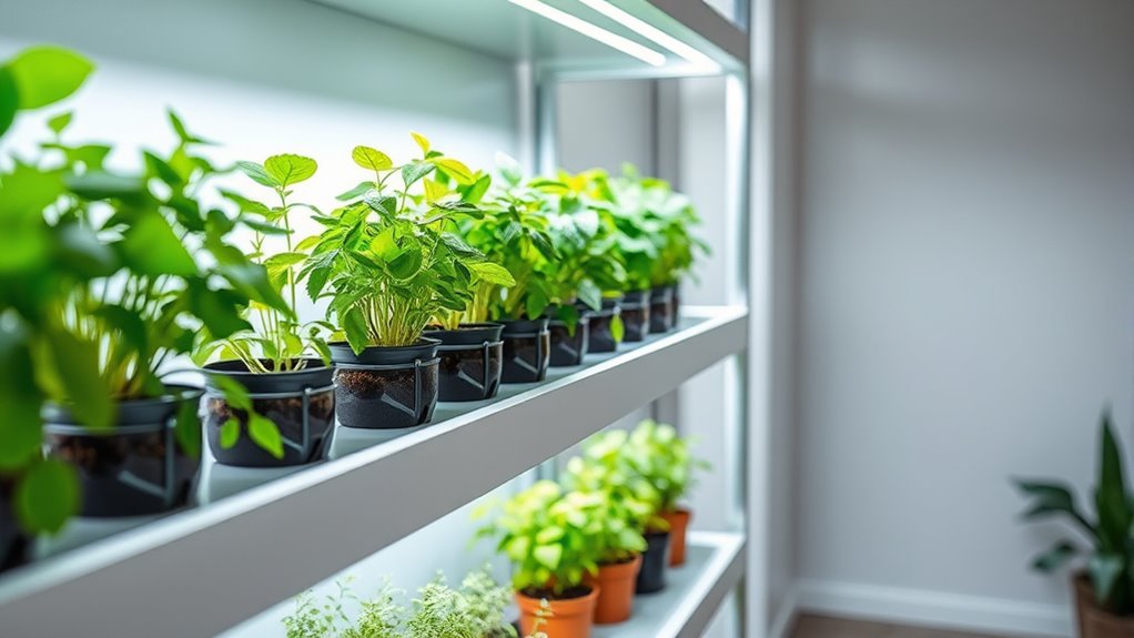 top shelf grow light strips