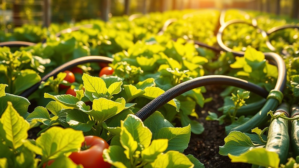 top vegetable garden watering