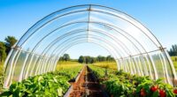top vegetable hoop house kits