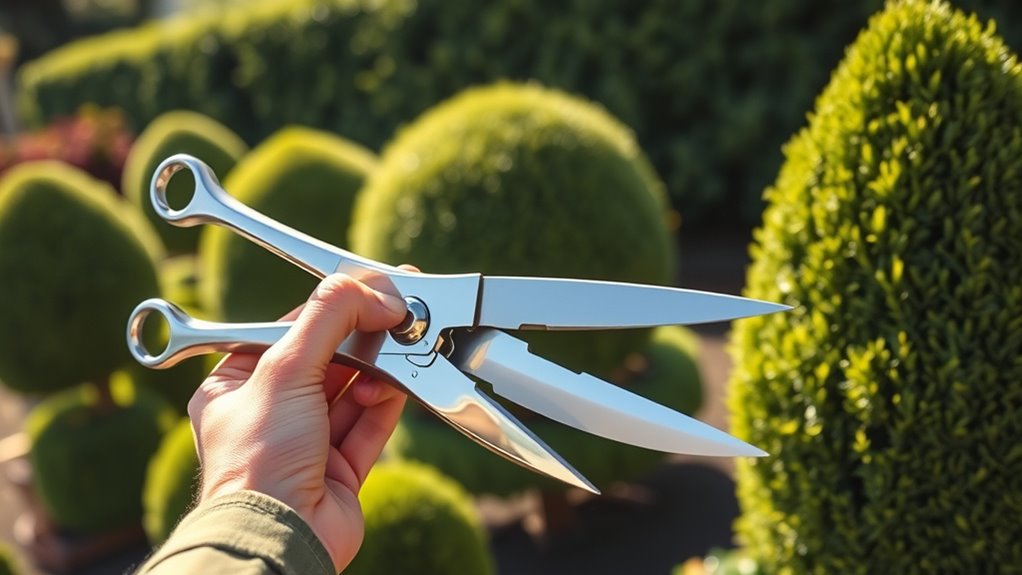 topiary hedge shears guide