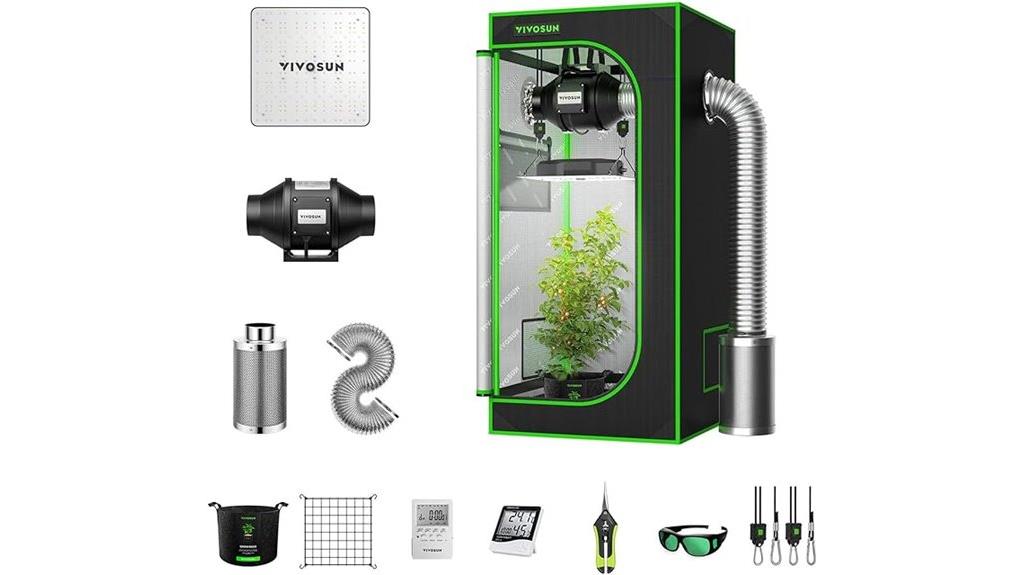 two by two grow tent