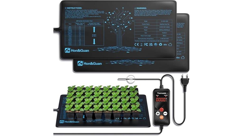 two pack seedling heating mats