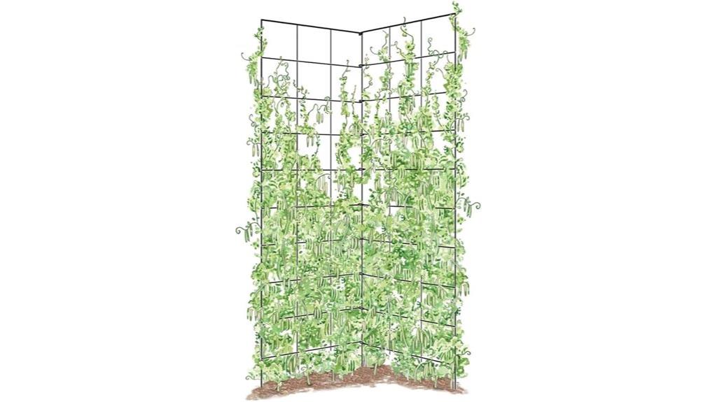 two panel garden trellis