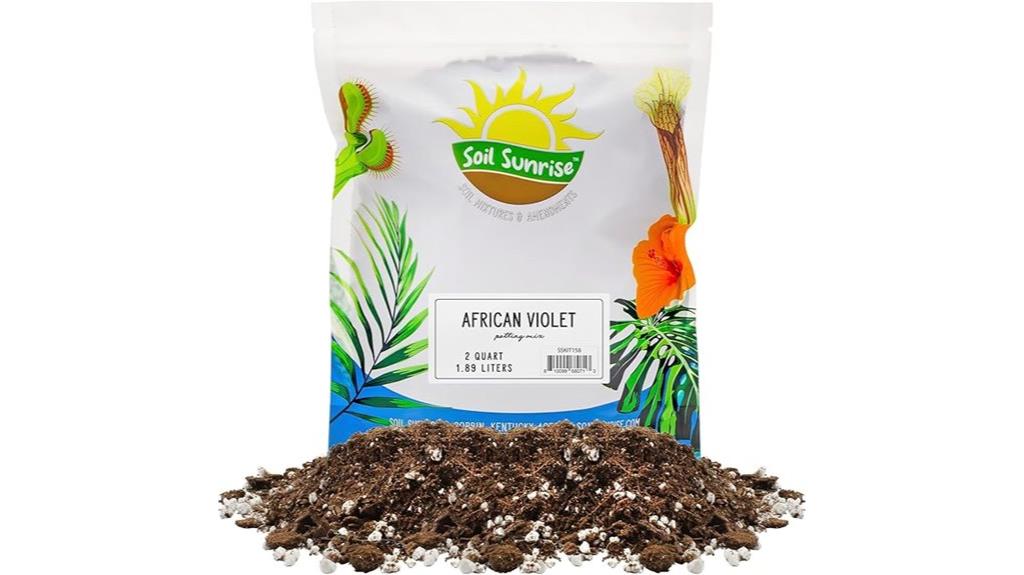 two quart african violet soil