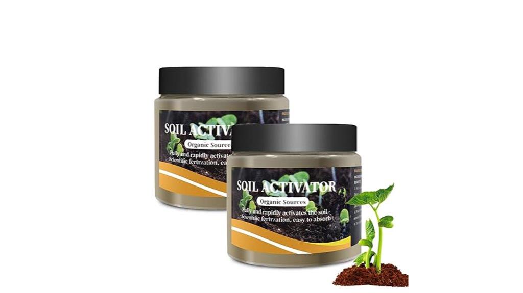 two soil activator packs