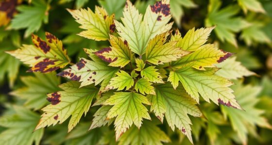 variegation loss sunburn