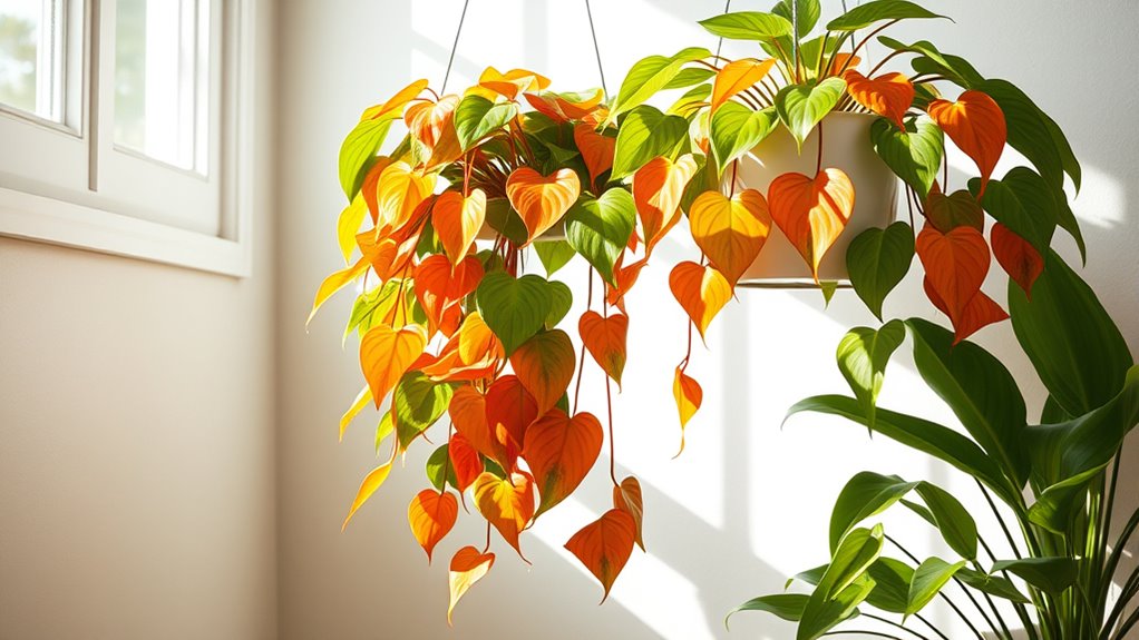 vibrant low light foliage