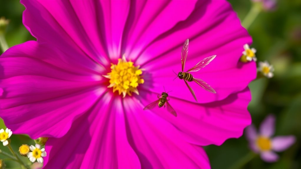 vibrant pollinator friendly companion plant