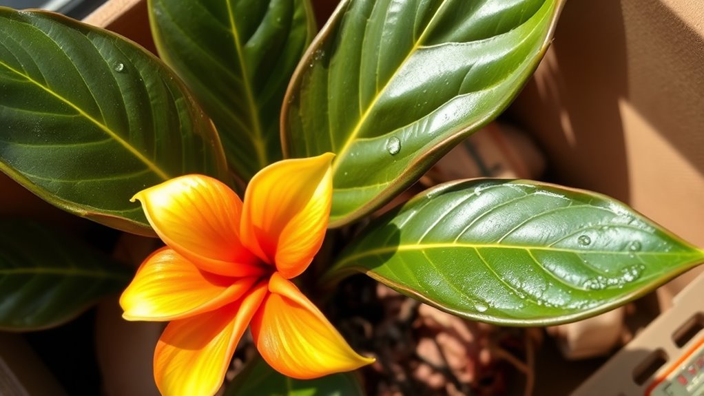 watch for leaf discoloration