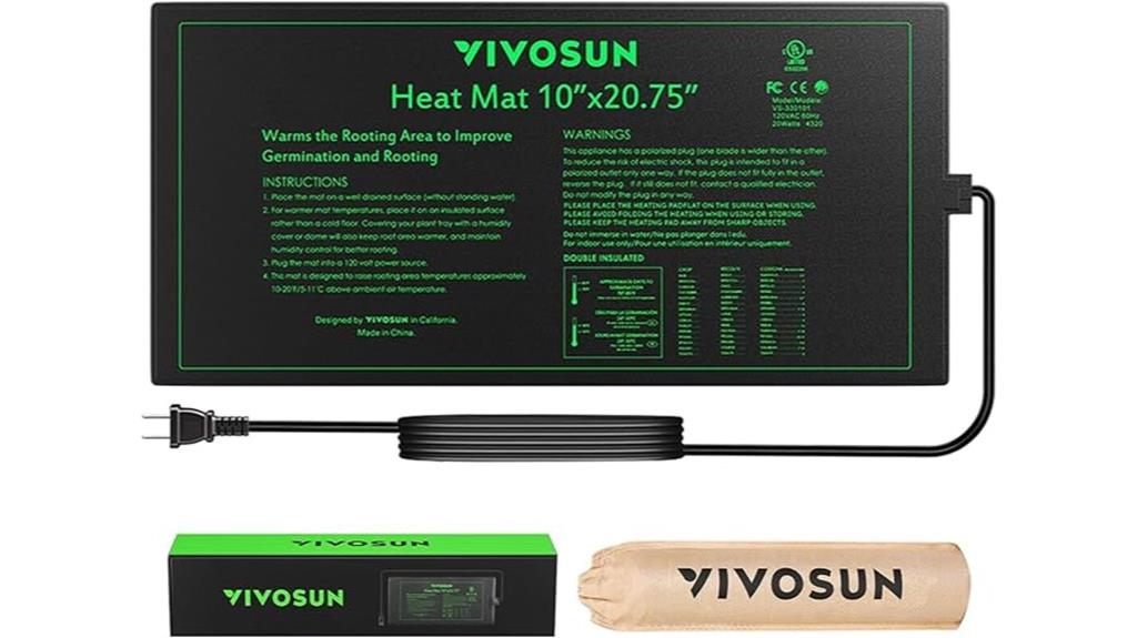 waterproof seedling heat mat