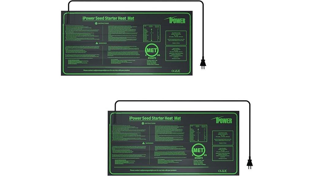 waterproof seedling heat mats