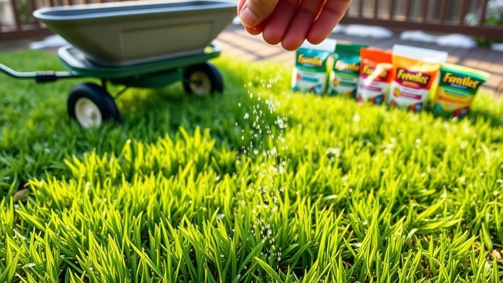 winter lawn fertilizer options