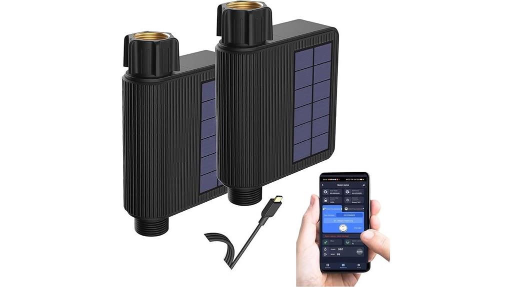 wireless solar sprinkler timer