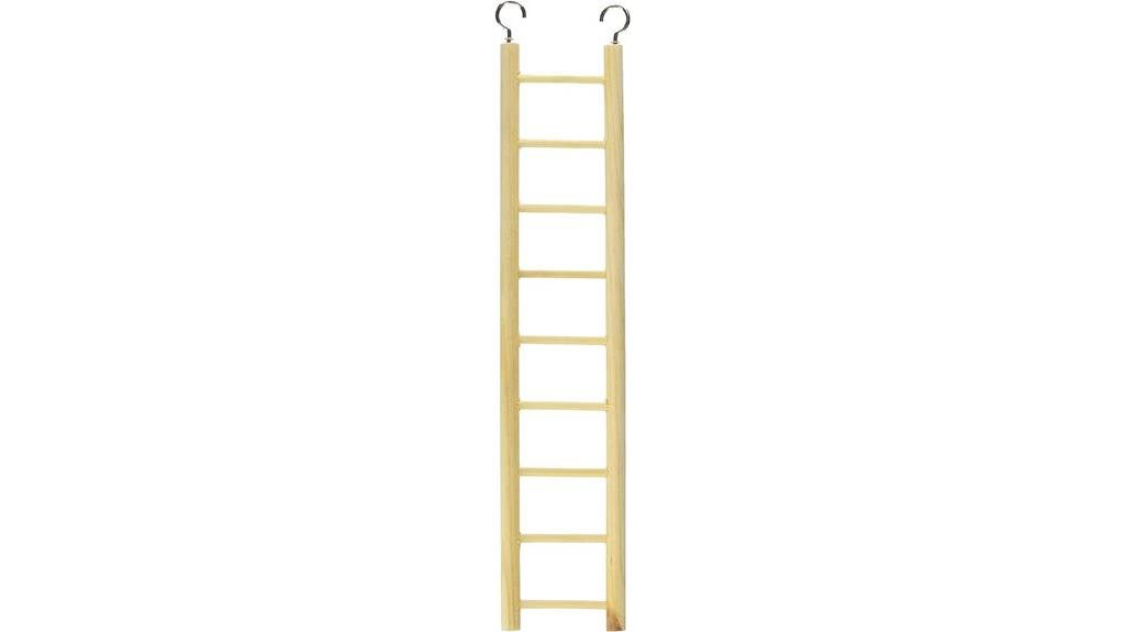 wooden bird ladder