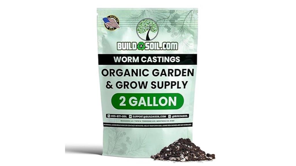 worm castings gardening bag