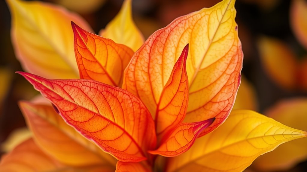 yellowing burning bush leaves