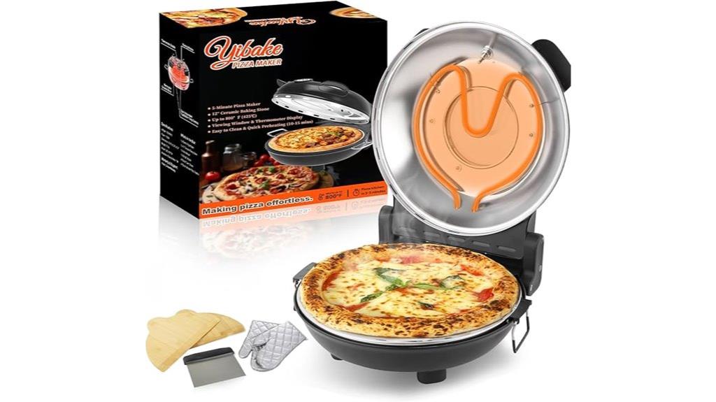 12 inch countertop pizza oven