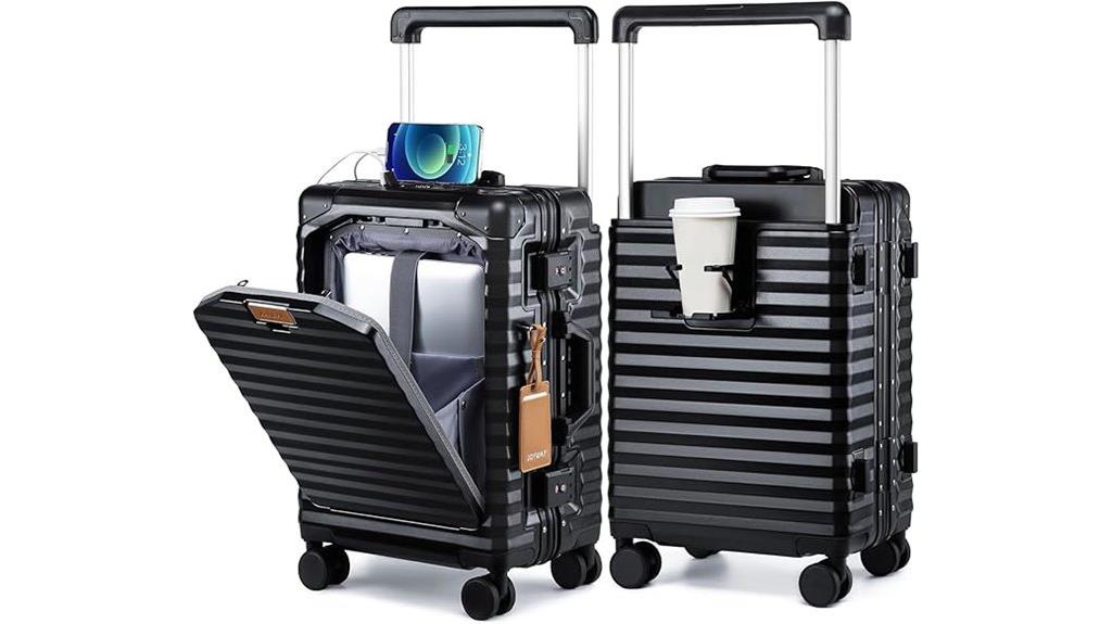 20 inch spinner tsa luggage