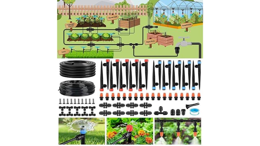 240 foot garden drip irrigation