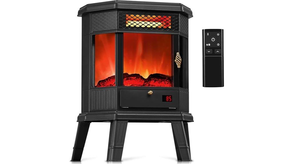 3d flame remote heater