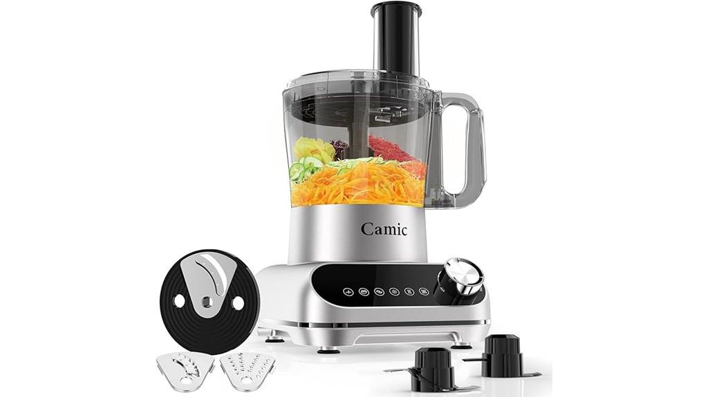 600w food processor capacity