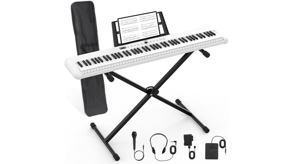 88 key bluetooth digital piano