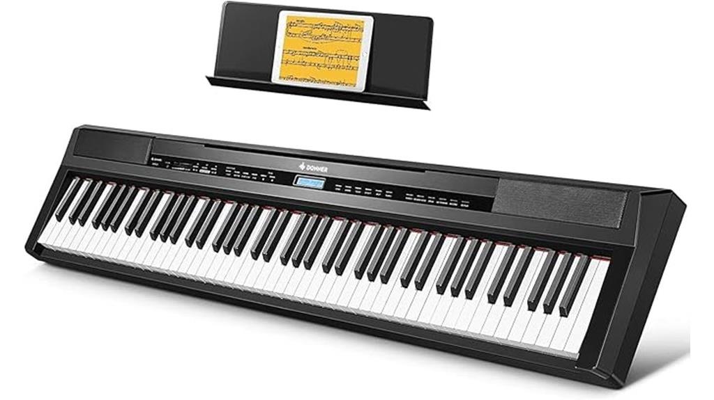 88 key weighted digital piano