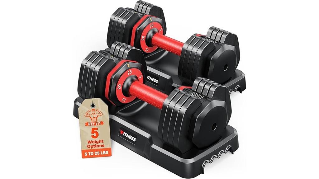 adjustable dumbbell home gym
