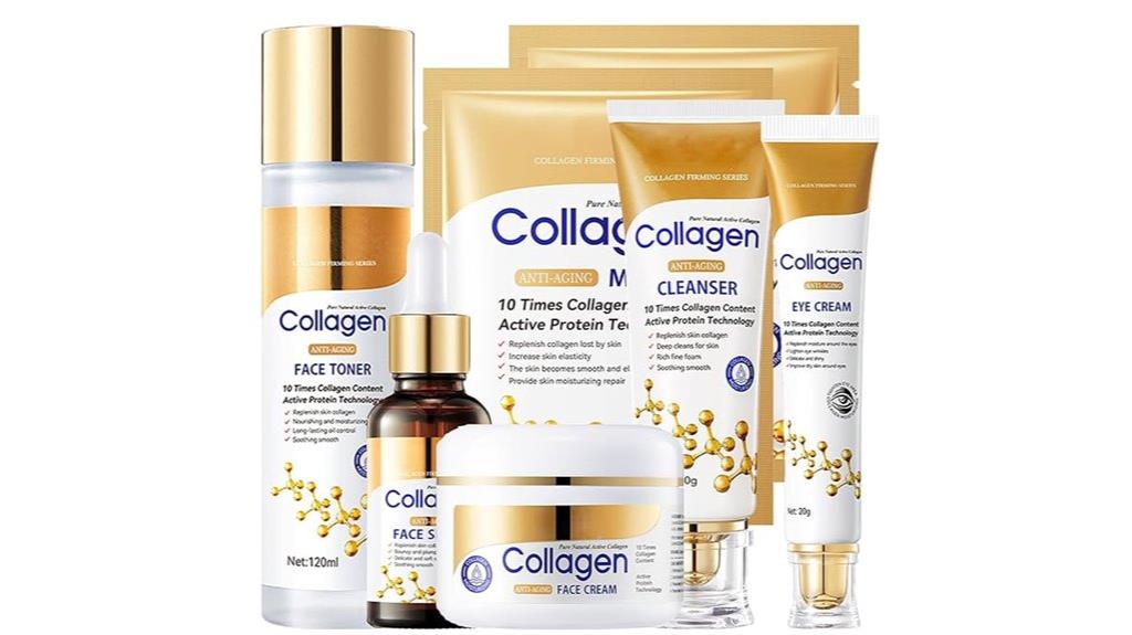 anti aging collagen skin set