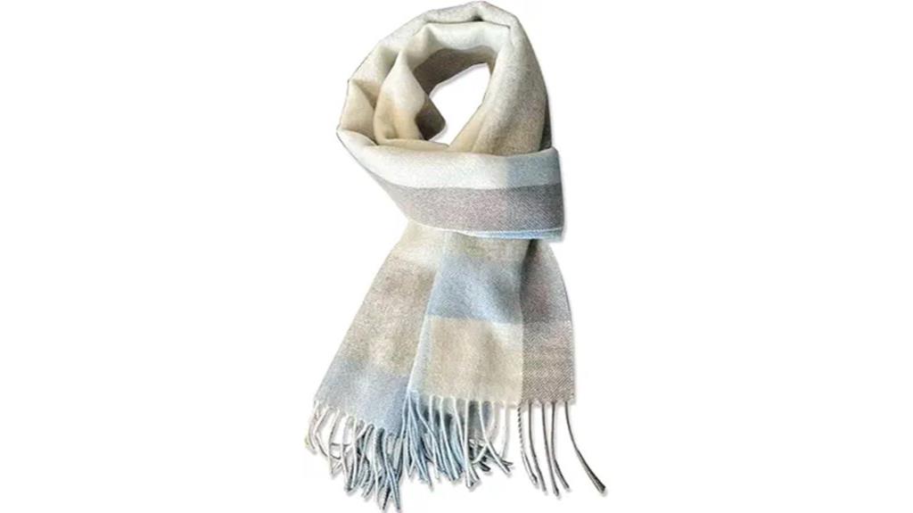 australian wool knitted scarf