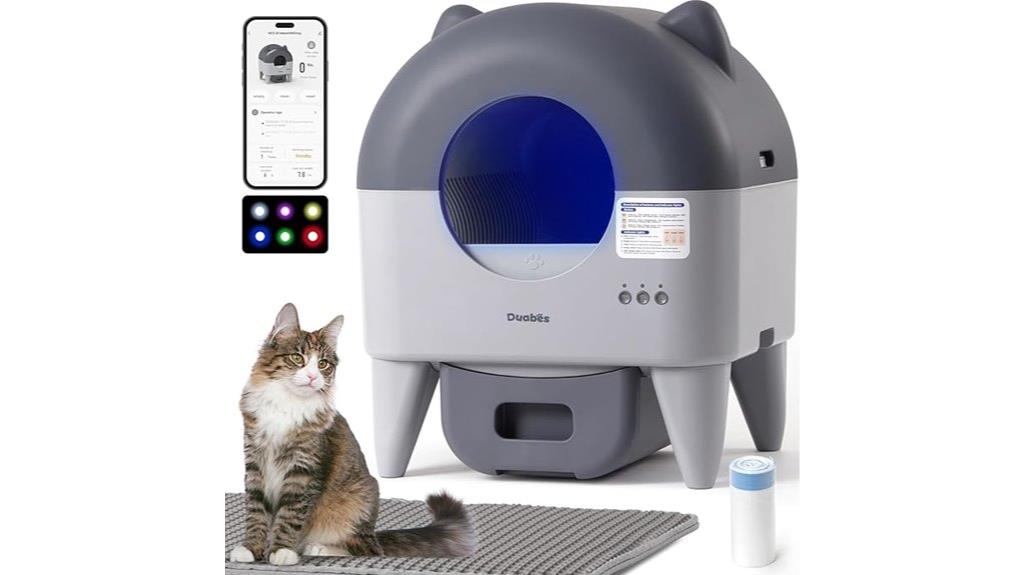 automated multi cat litter box