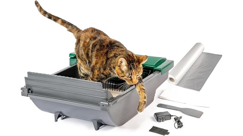 automatic self cleaning litter box