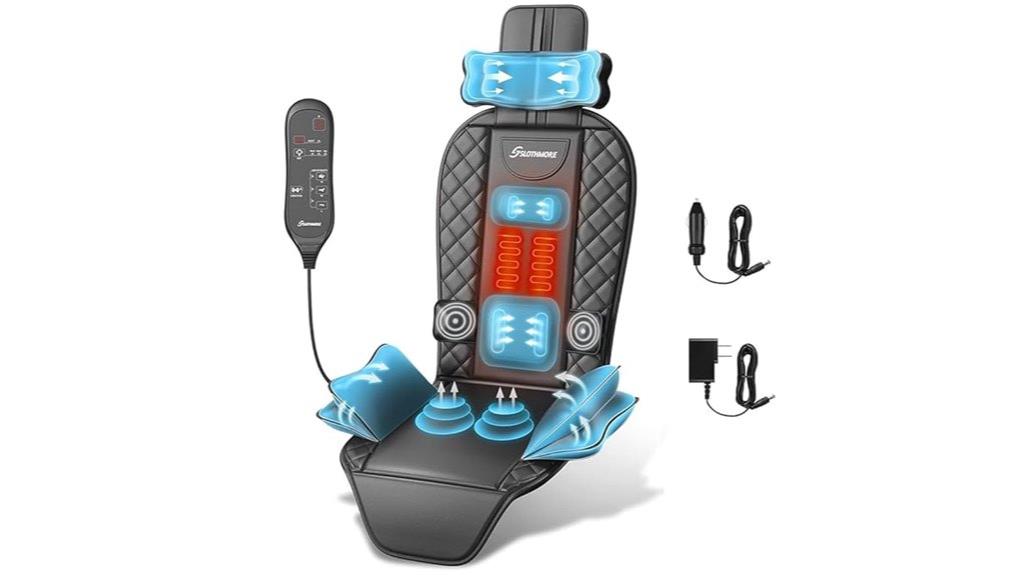 back heat traction massager