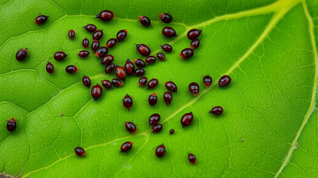 bean beetles leaf damage