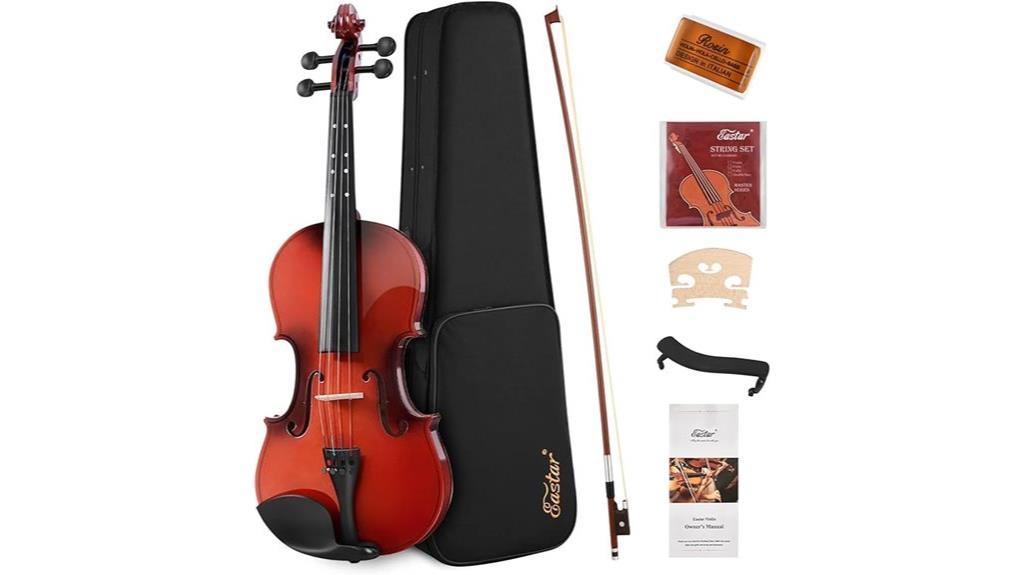 beginner 3 4 violin set