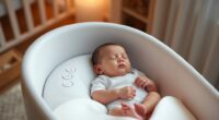 calm baby with cry detection