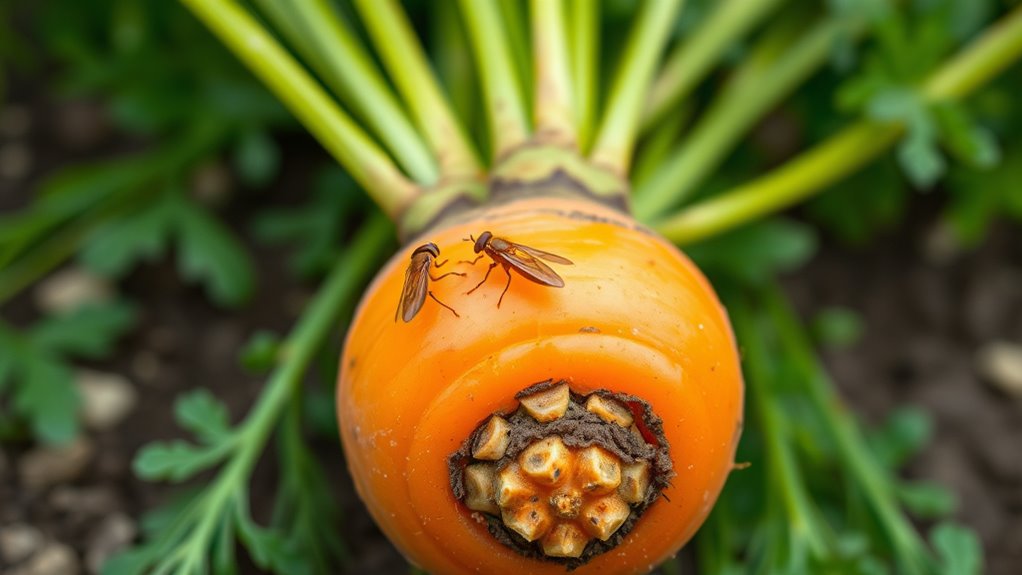 carrot rust fly barriers