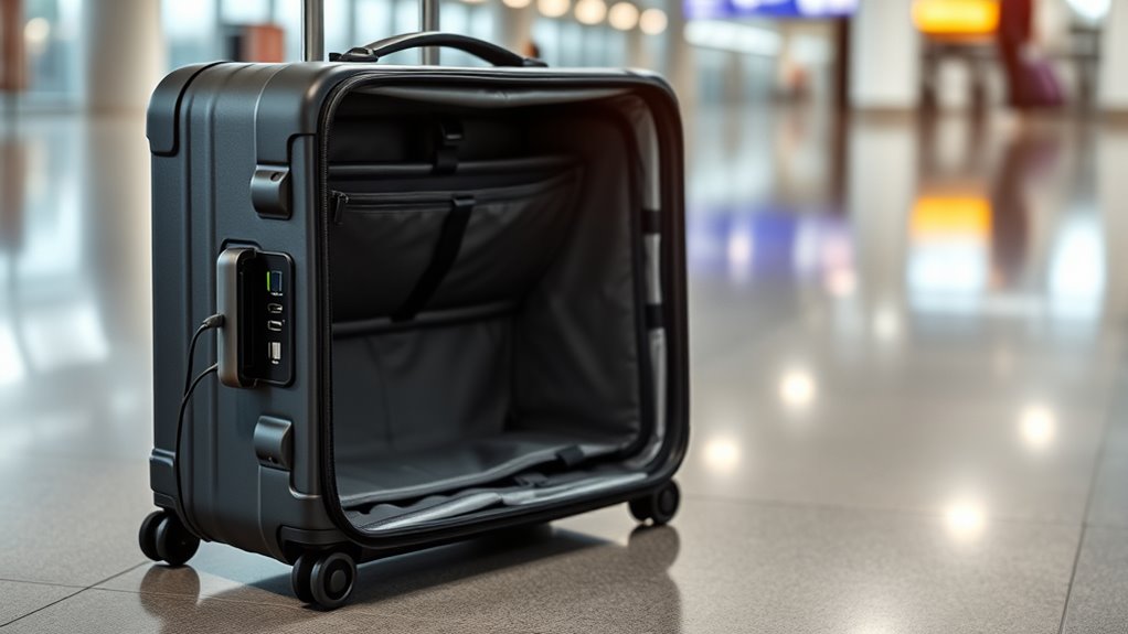 carry on luggage with usb ports