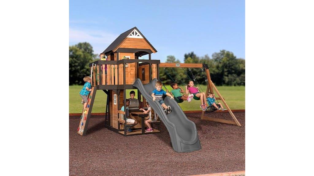 cedar swing set