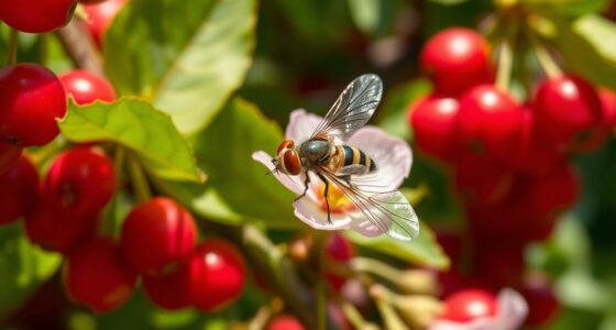 cherry fruit fly infestation