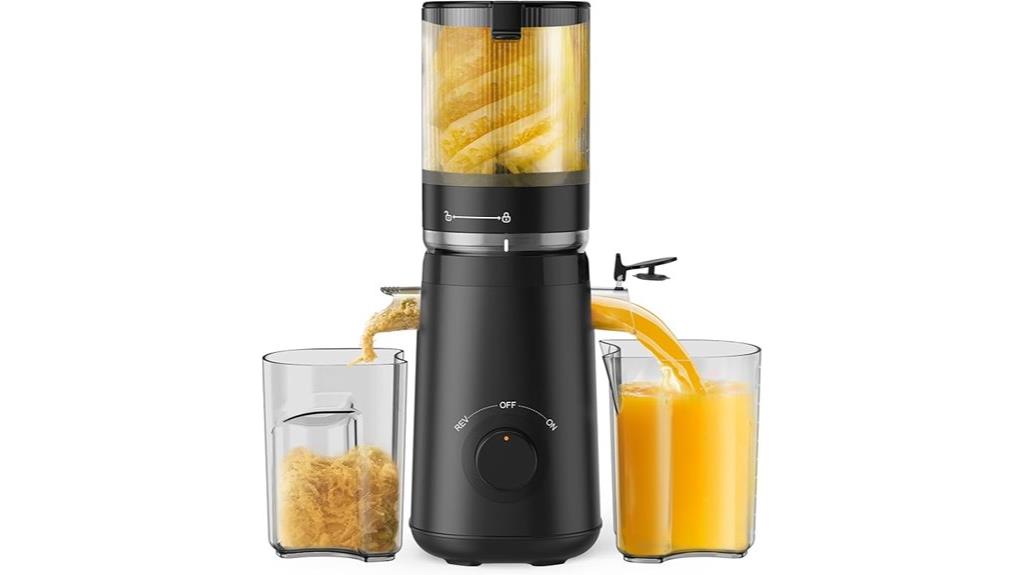 cold press juicer with feed