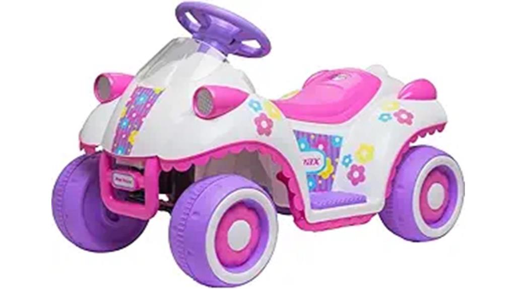 colorful flower themed ride
