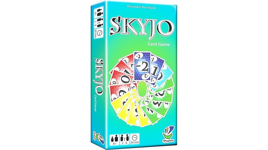 colorful stacking card game