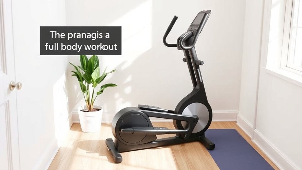 compact space saving ellipticals