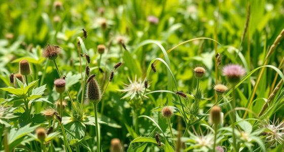 controlling pests through weeds