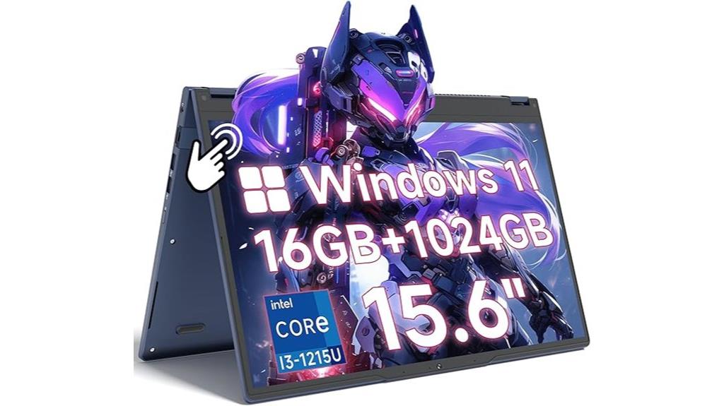 convertible laptop with 16gb