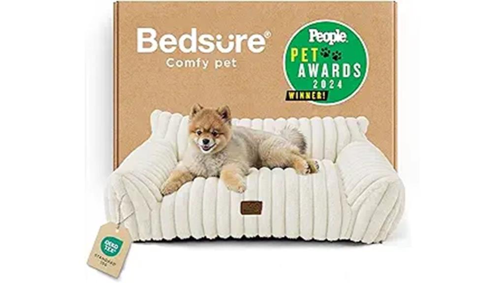 cream 30 inch cat couch