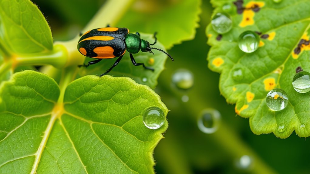 cucumber beetles spread bacterial wilt